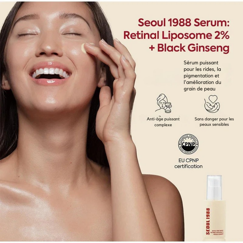 ✨SÉOUL 1988- Sérum & Crème Yeux au Rétinol Liposome 2% + Ginseng noir