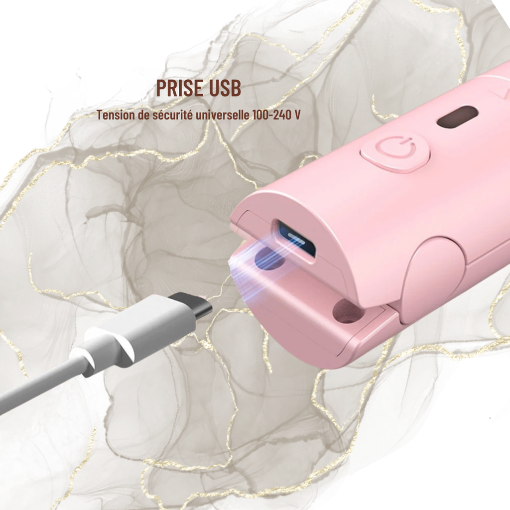 Mini Lisseur Portable Sans Fil – Rechargeable USB & Ultra-Léger