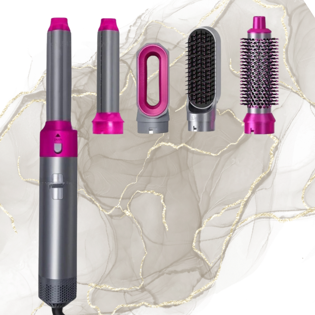 ✨ Boucleur multifonction Ionique 5 en 1- Séchage,Lissage & Boucles parfaites
