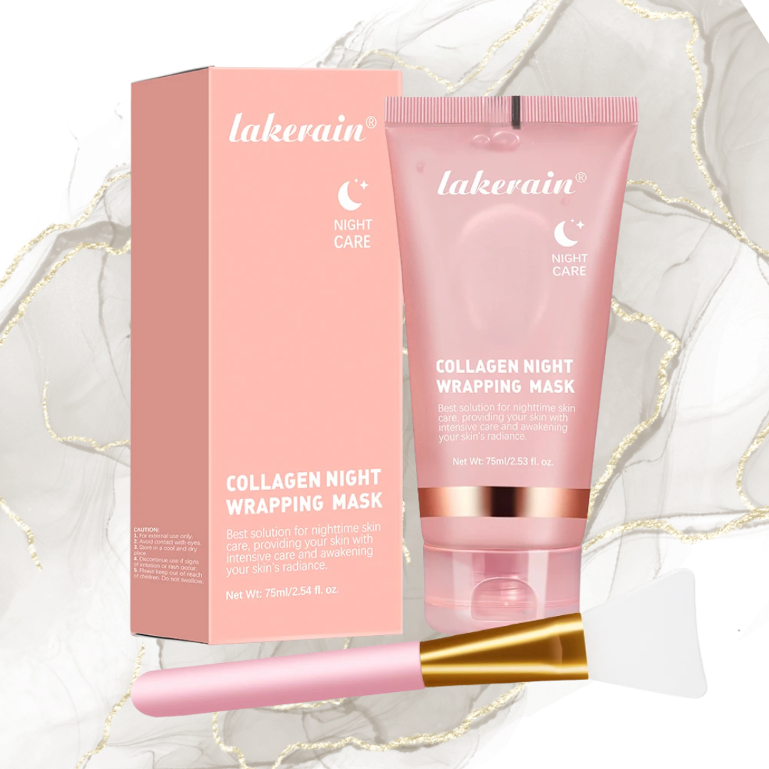 🌙 Masque de Nuit au Collagène – Réveil avec une Peau Hydratée & Lumineuse