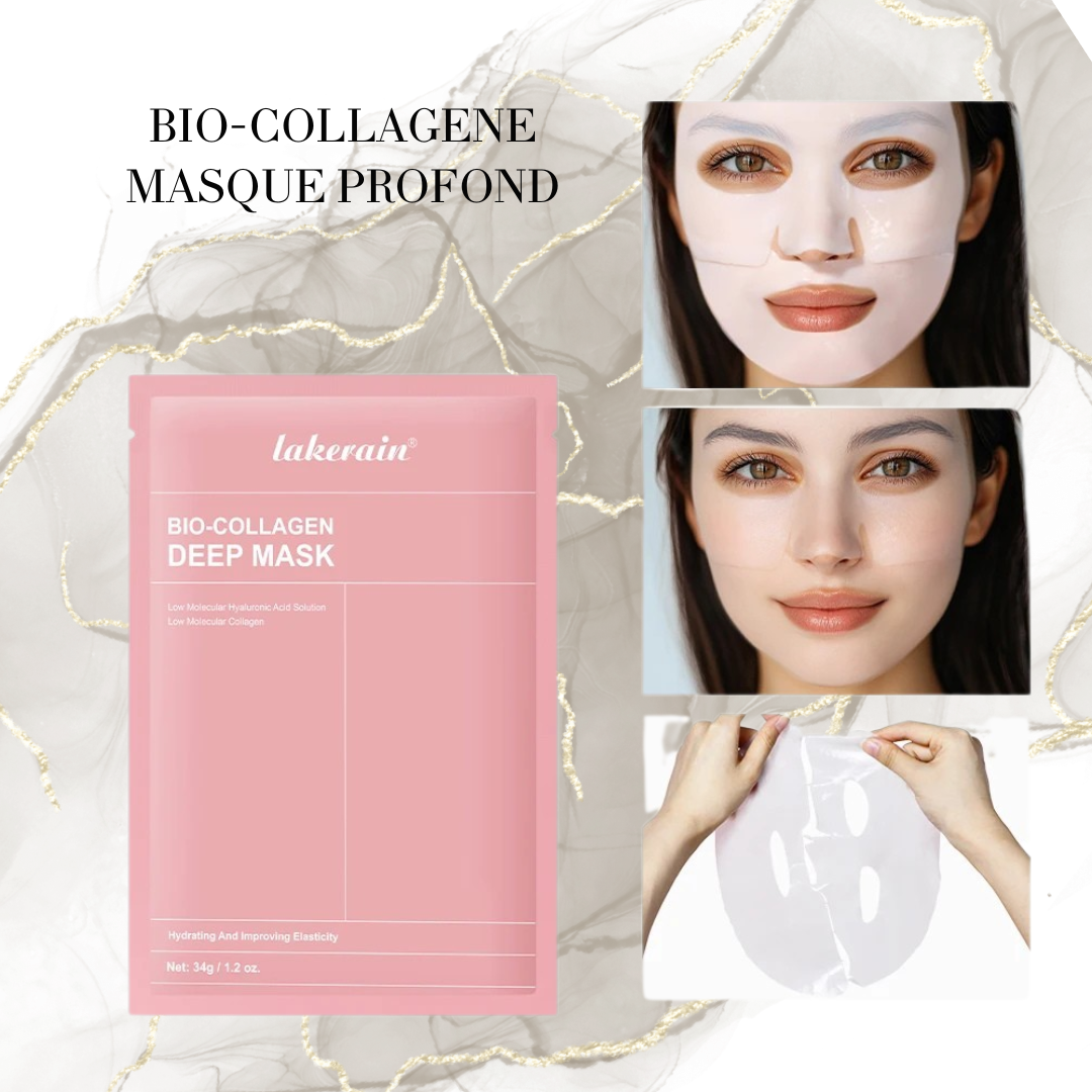 💖 Masque Tissu Bio-Collagène – Hydratation Intense & Élasticité