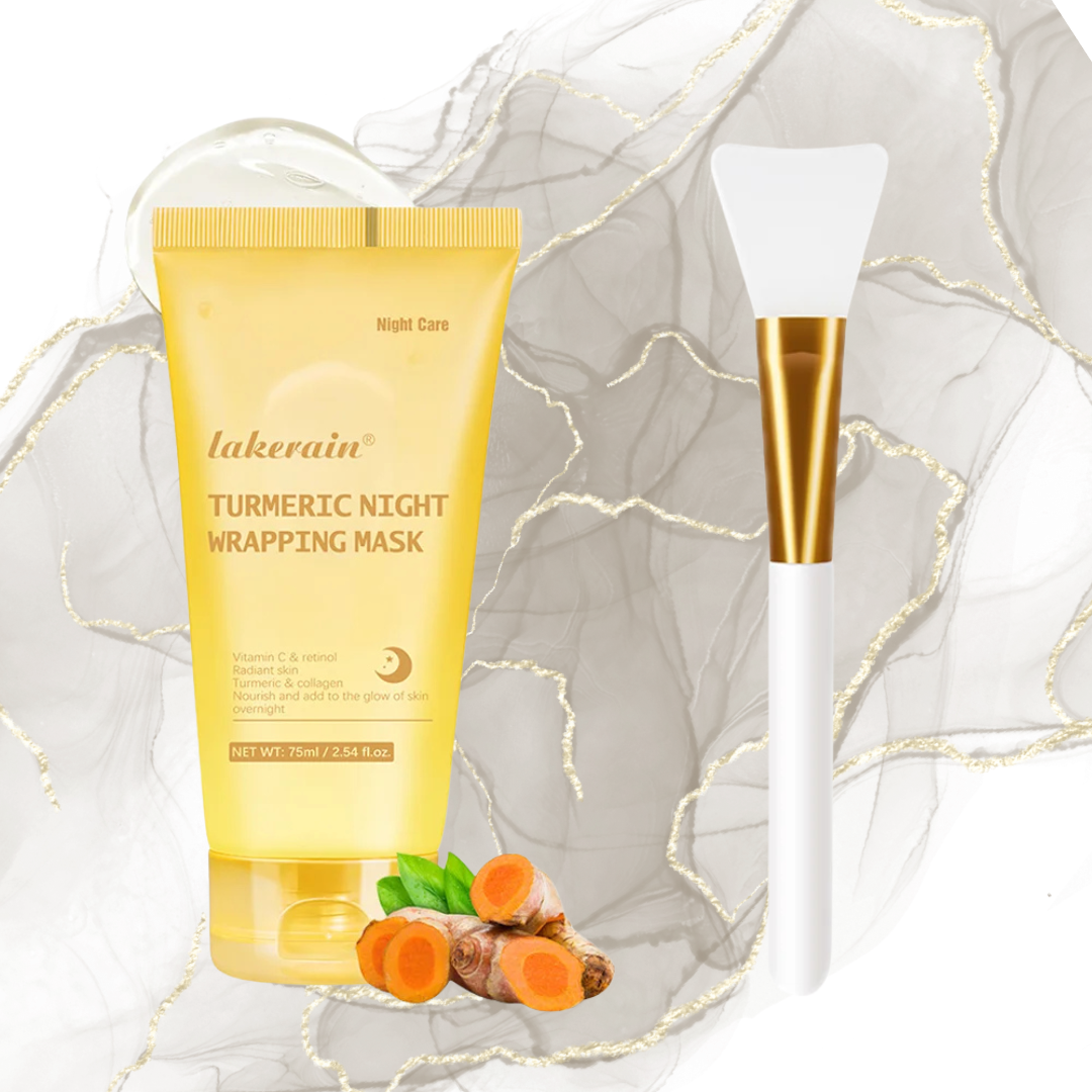 🌙 Masque de Nuit au Curcuma & Collagène – Éclat, Fermeté & Anti-Fatigue
