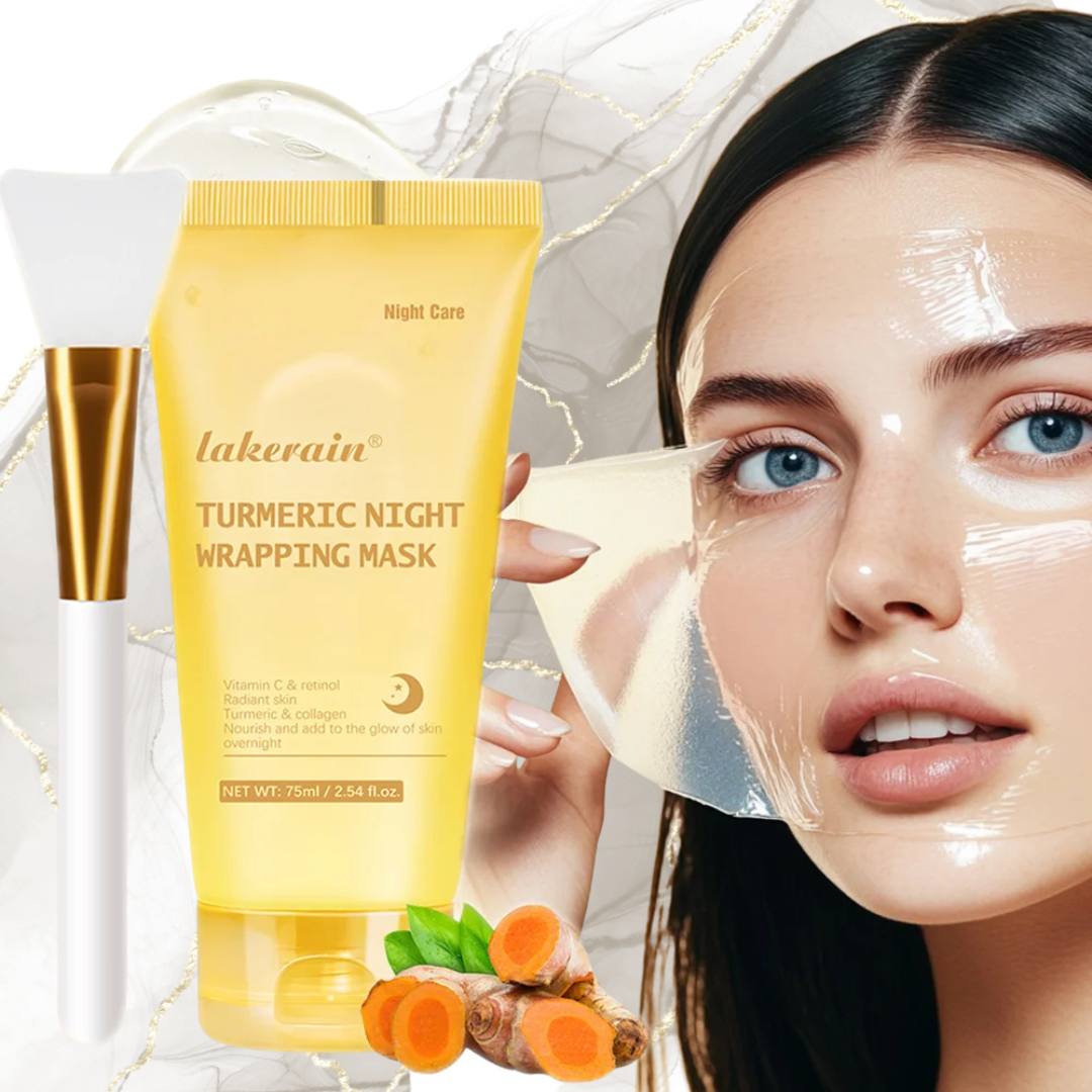 🌙 Masque de Nuit au Curcuma & Collagène – Éclat, Fermeté & Anti-Fatigue