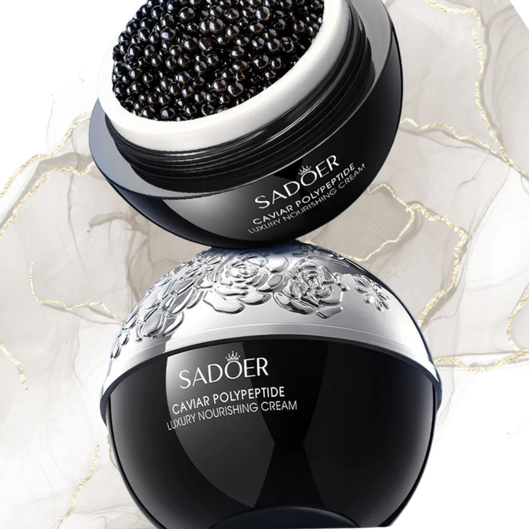 ✨ Crème Nourrissante au Caviar & Polypeptide – Soin Anti-Rides & Éclat de Jeunesse