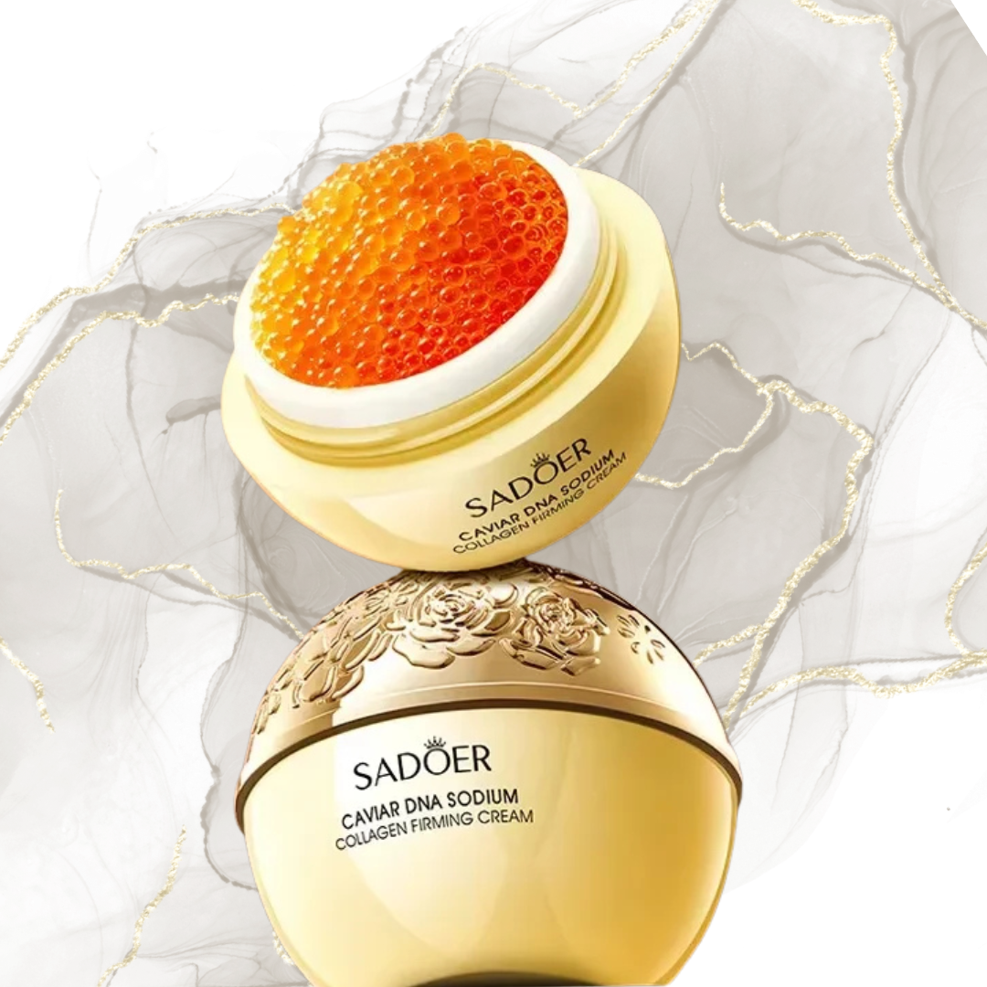 ✨ Crème Raffermissante au Caviar & Collagène – Anti-Rides & Éclat Jeunesse