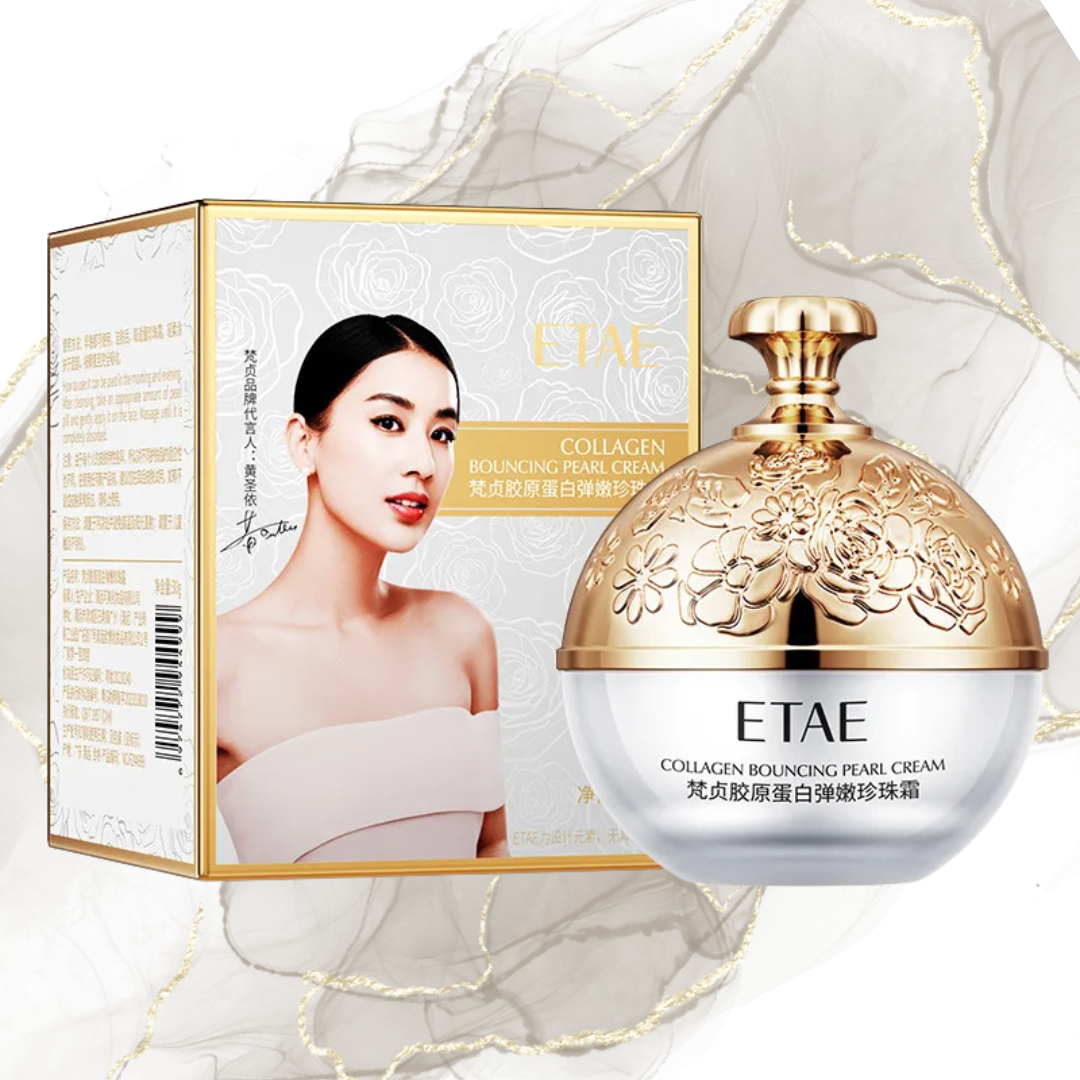 ✨ Crème Éclat Collagène & Perle – Hydratation Intense & Fermeté